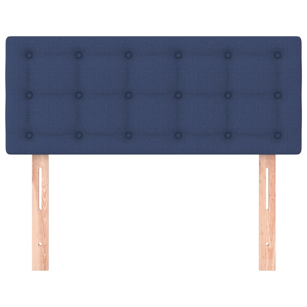 Cabeceira de cama tecido 80x5x78/88 cm azul