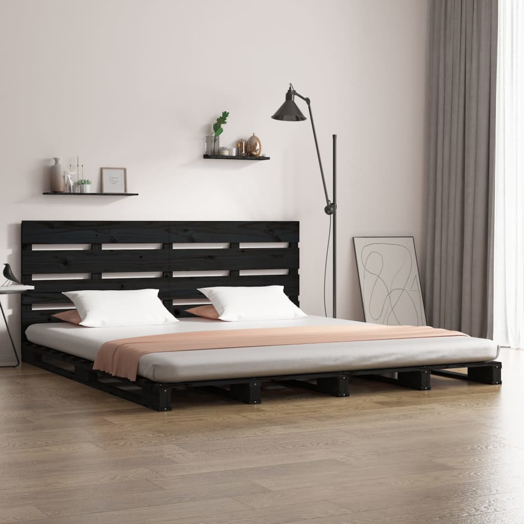 Cama sem colchão 135x190 cm madeira de pinho maciça branco