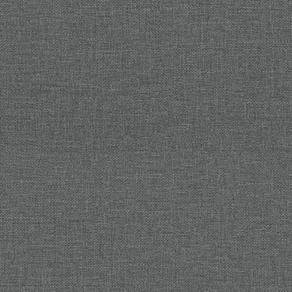 Poltrona reclinável tecido cinzento-escuro