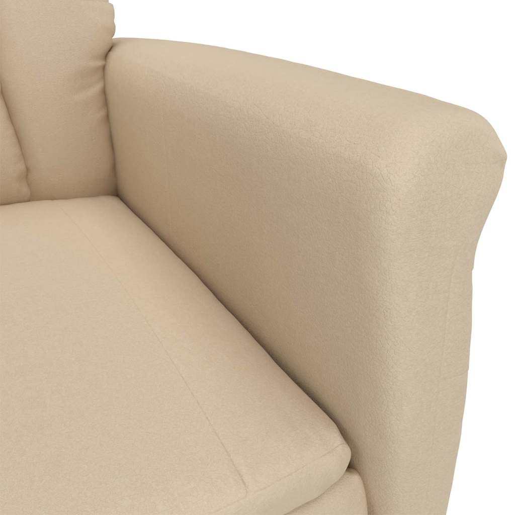 Poltrona Recliner Creme Creme 70.5 x 96.5 x 95 cm