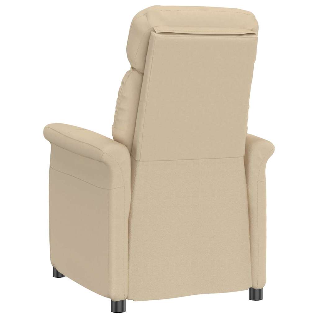 Poltrona Recliner Creme Creme 70.5 x 96.5 x 95 cm