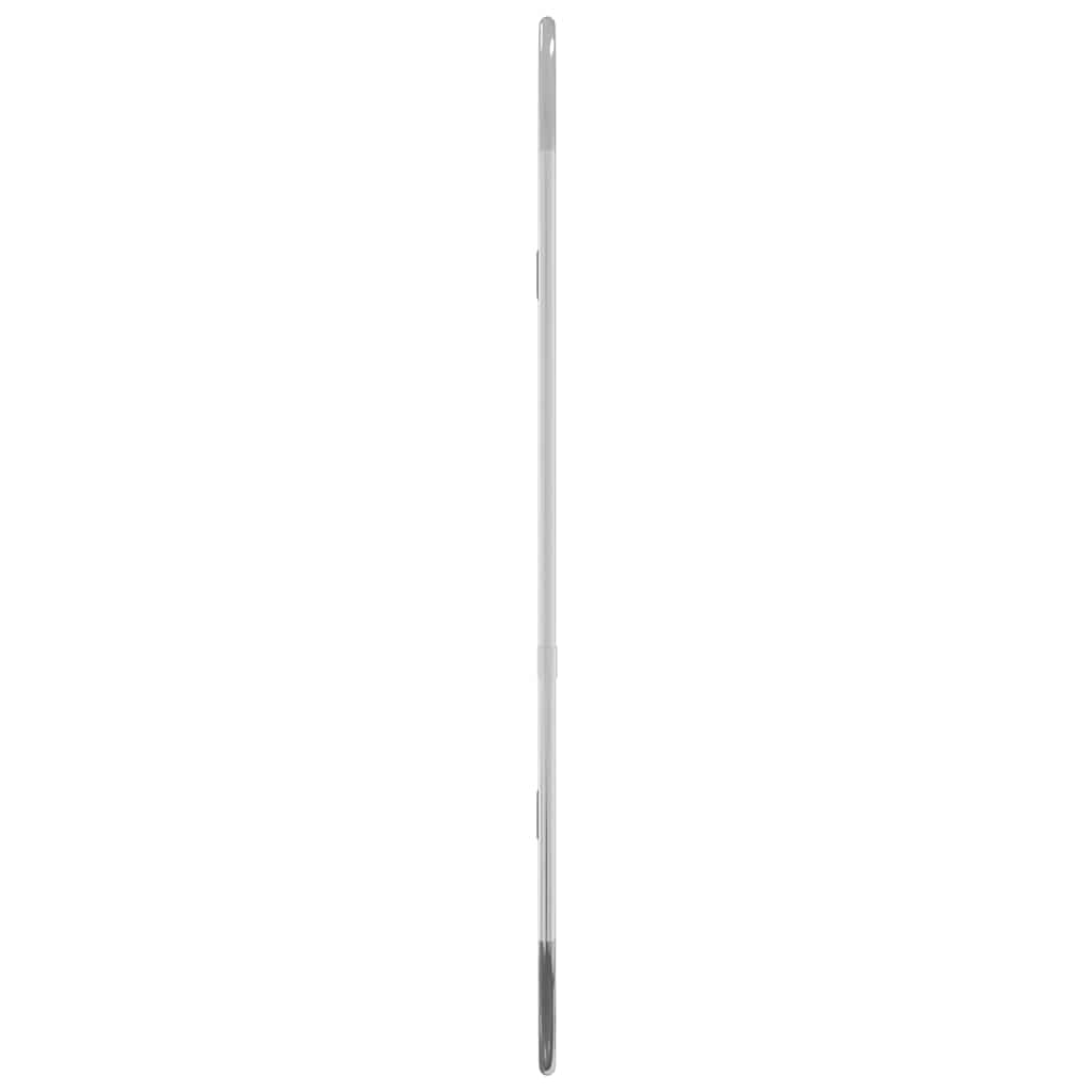 Espelho de parede oval 50x20 cm prateado