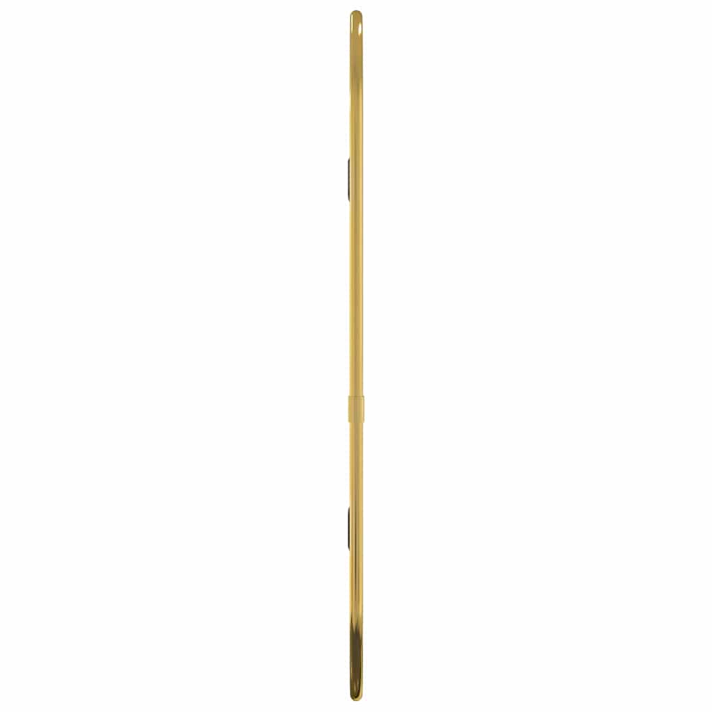 Espelho de parede 40x15 cm oval dourado