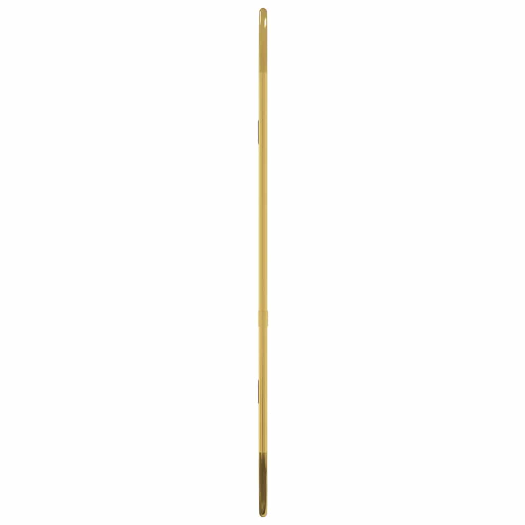 Espelho de parede 50x20 cm oval dourado