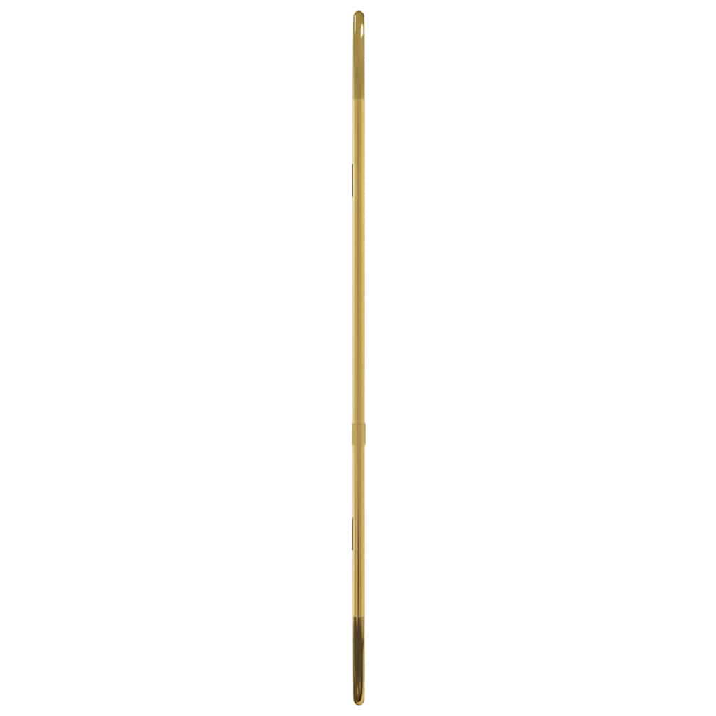 Espelho de parede 60x25 cm oval dourado