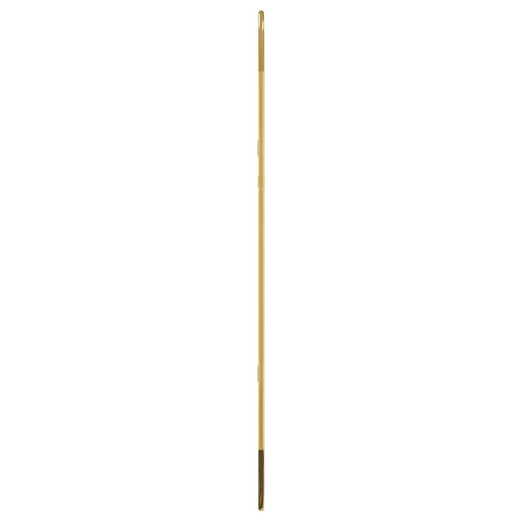 Espelho de parede 70x30 cm oval dourado