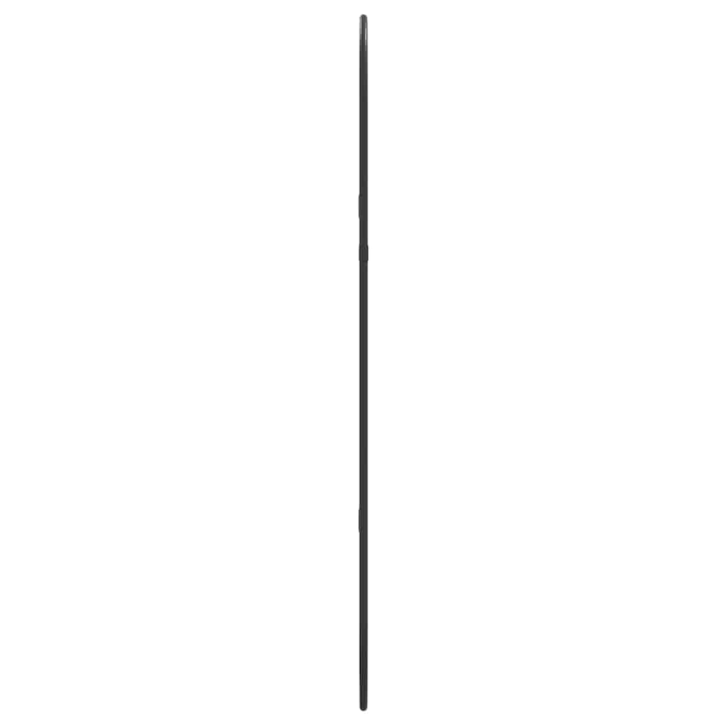 Espelho de parede 70x30 cm oval preto