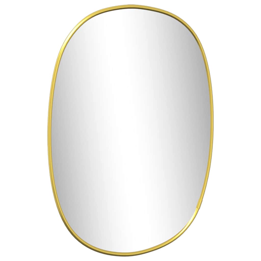 Espelho de parede 30x25 cm dourado