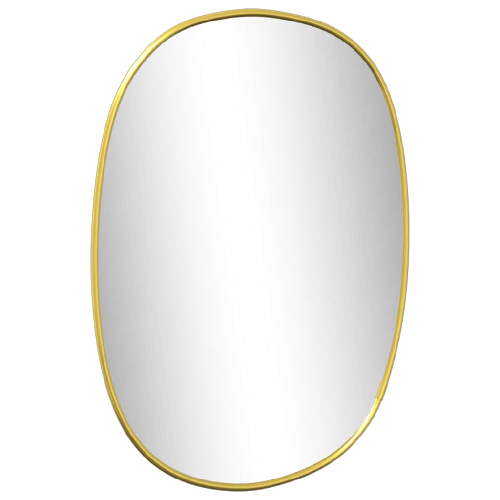 Espelho de parede 40x30 cm dourado