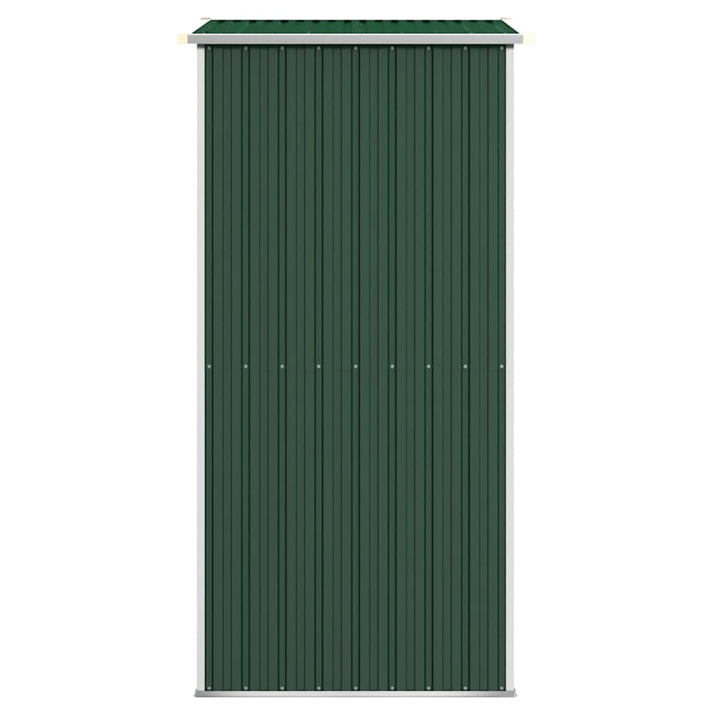 Abrigo de jardim 192x108x223 cm aço galvanizado verde