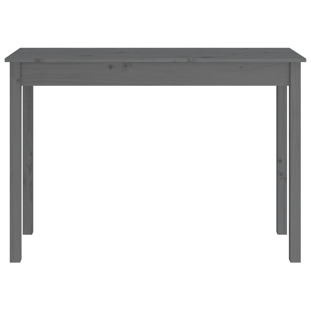 Mesa consola 80x40x75 cm madeira de pinho maciça branco
