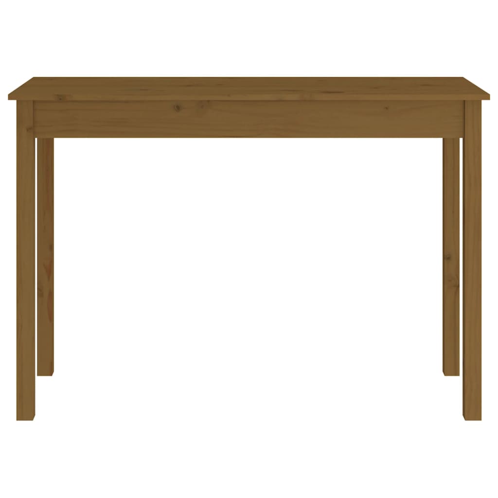 Mesa consola 80x40x75 cm madeira de pinho maciça branco