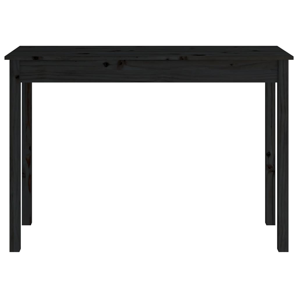 Mesa consola 80x40x75 cm madeira de pinho maciça branco