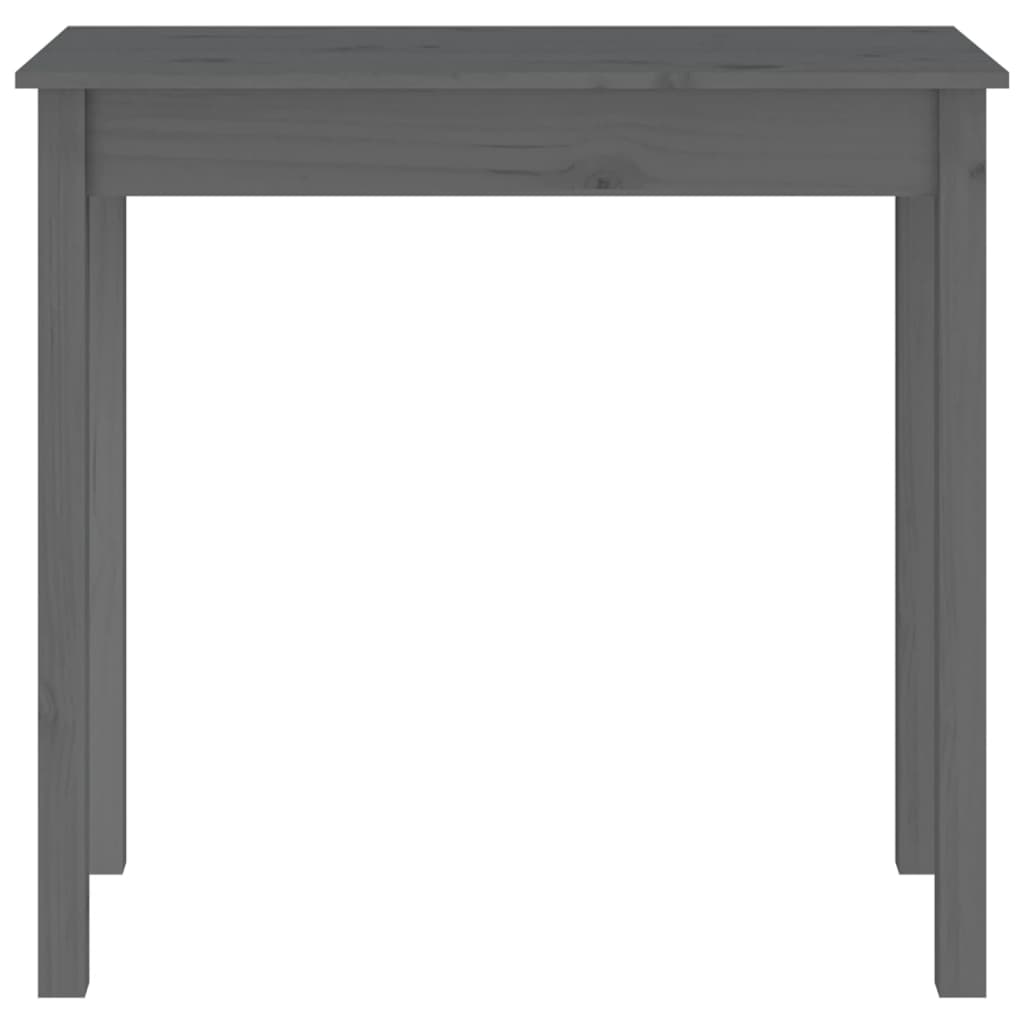 Mesa consola 80x40x75 cm madeira de pinho maciça branco