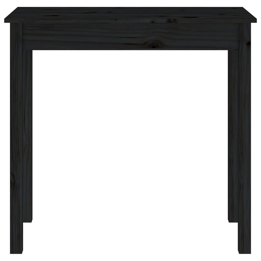 Mesa consola 80x40x75 cm madeira de pinho maciça branco