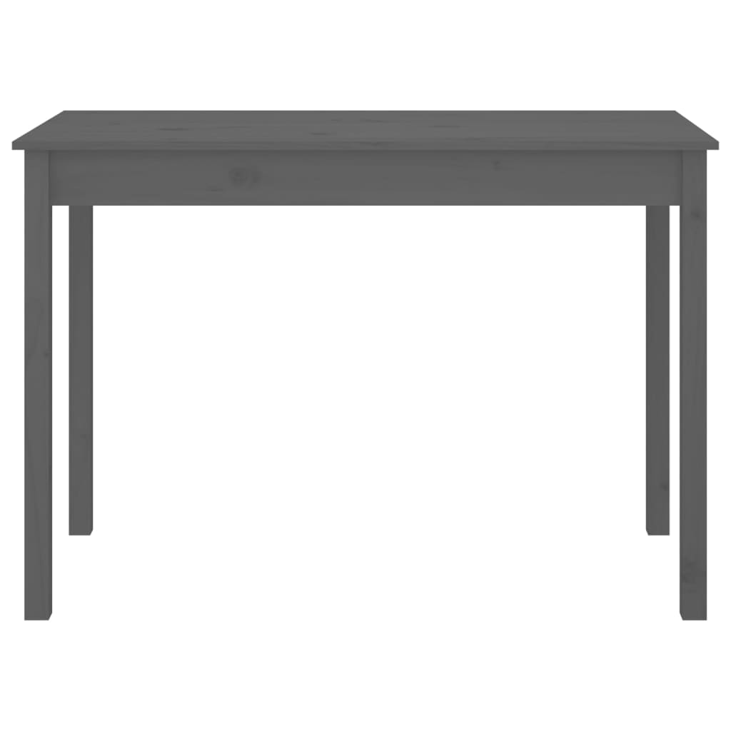 Mesa de jantar 110x55x75 cm madeira de pinho maciça branco