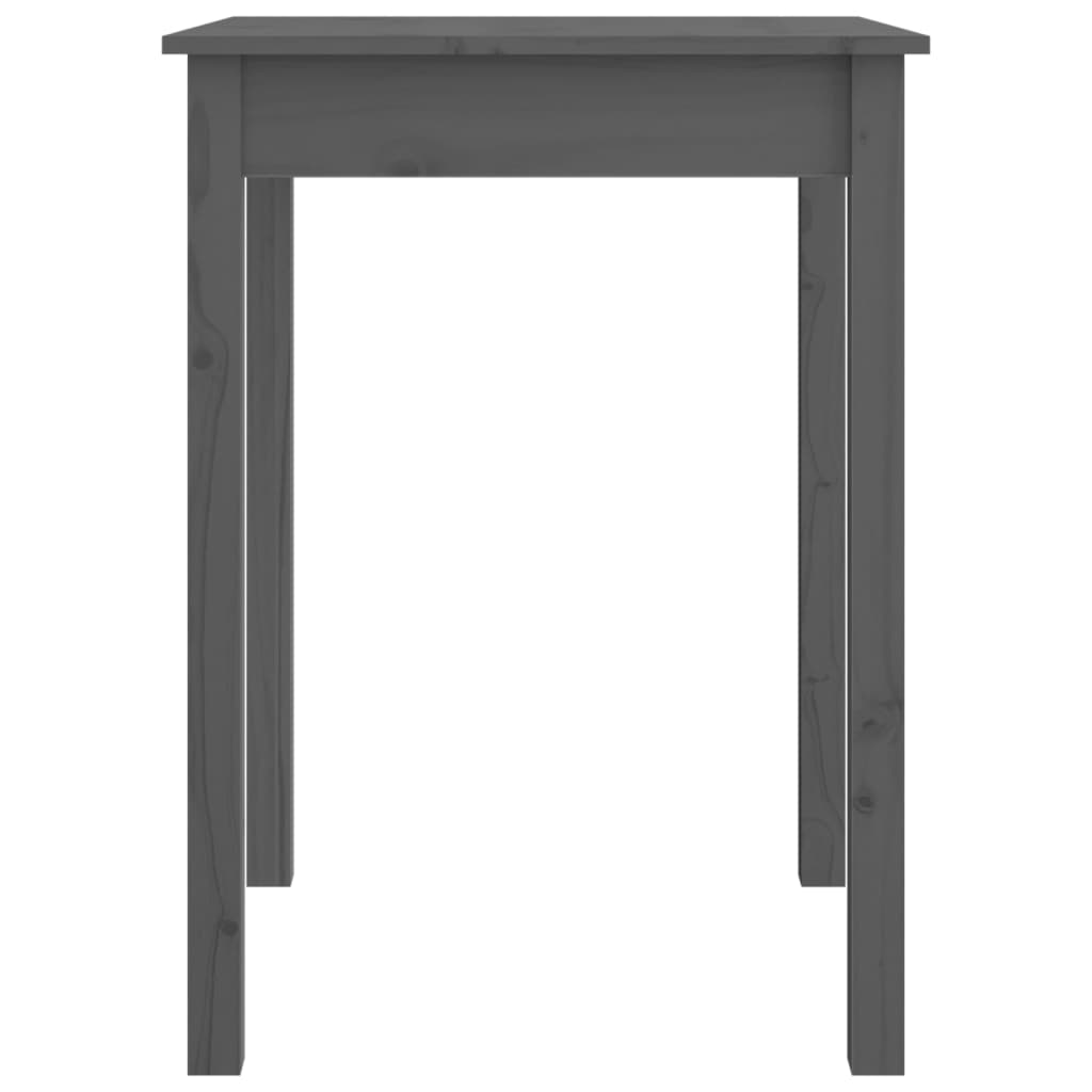 Mesa de jantar 110x55x75 cm madeira de pinho maciça branco