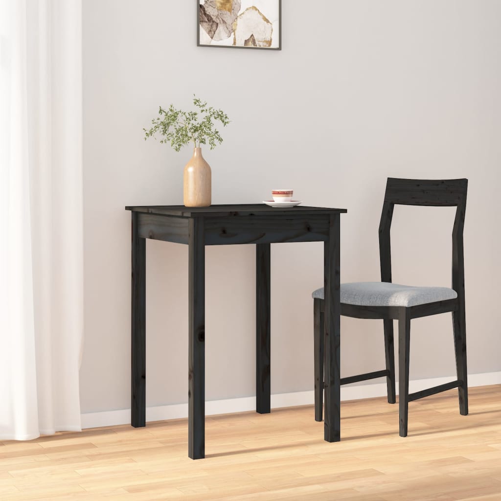 Mesa de jantar 110x55x75 cm madeira de pinho maciça branco