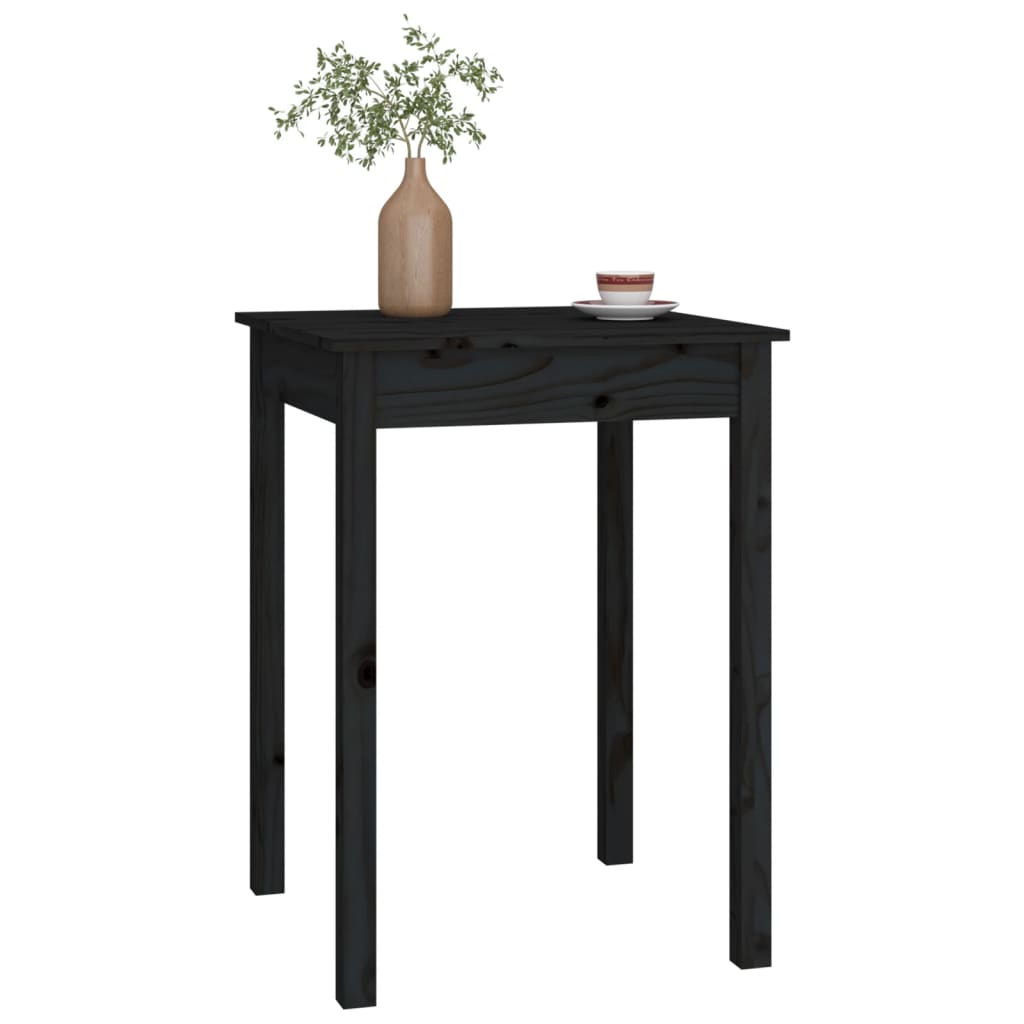 Mesa de jantar 110x55x75 cm madeira de pinho maciça branco