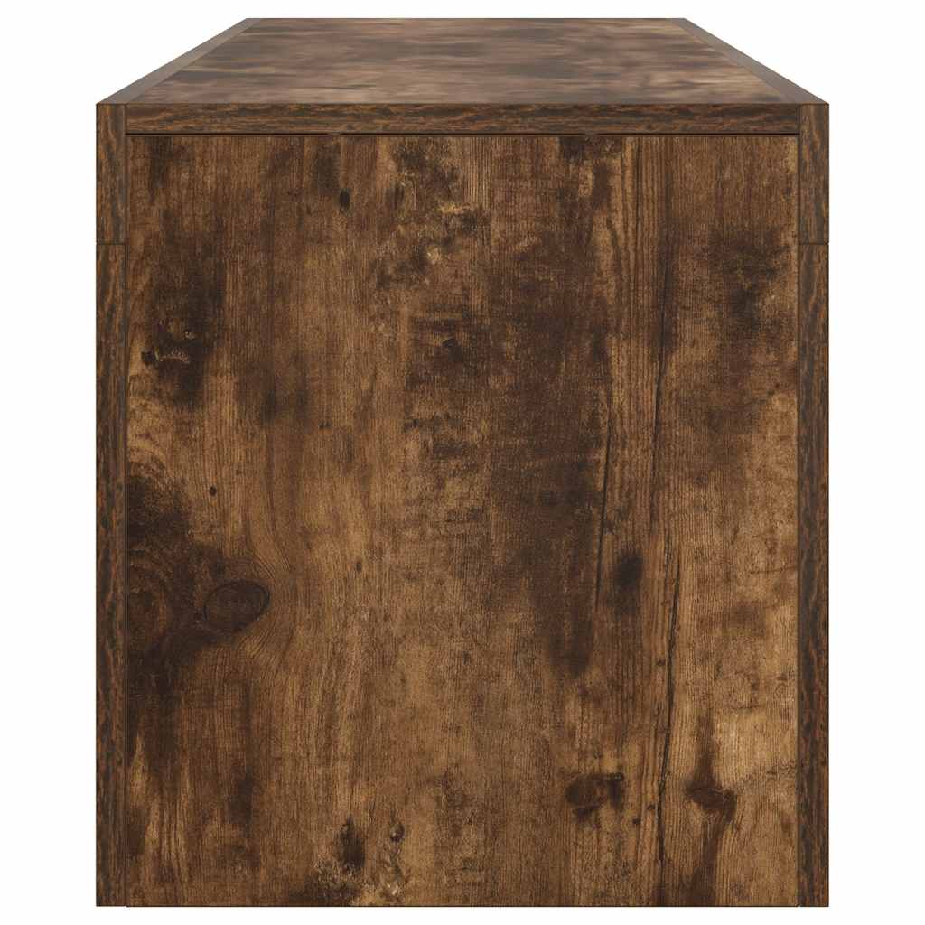 Móvel de TV com luzes LED 140x36,5x40 cm cinzento sonoma