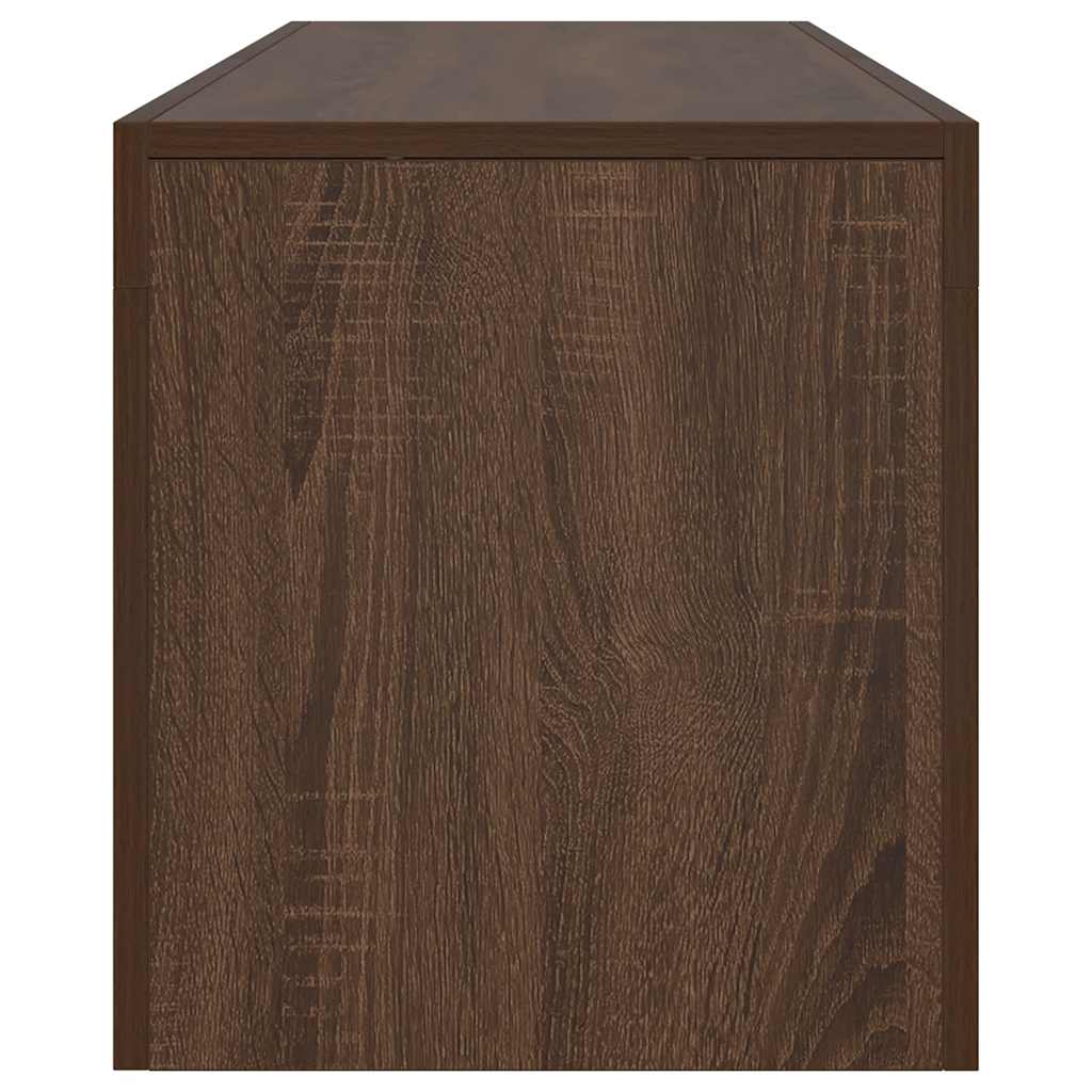 Móvel de TV com luzes LED 140x36,5x40 cm cinzento sonoma