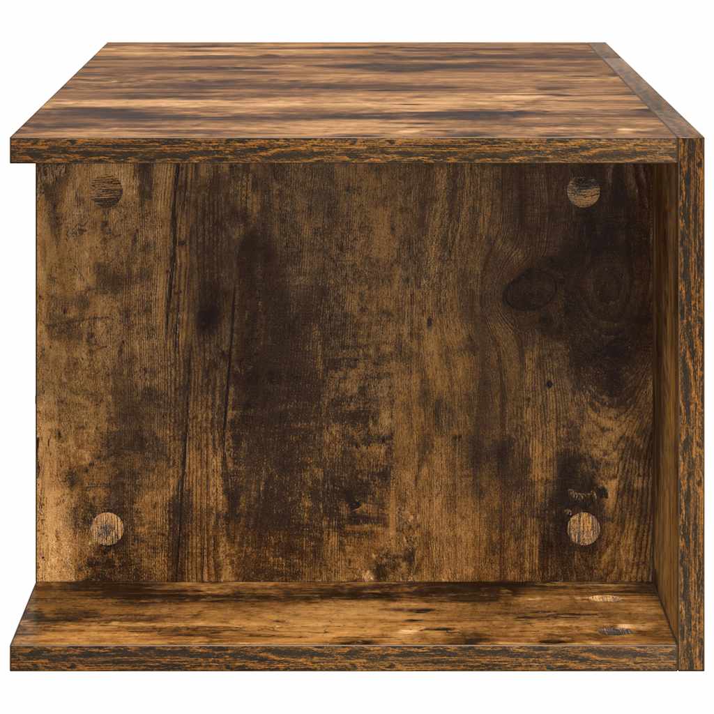 Móvel de TV com luzes LED 90x39x30 cm cinzento sonoma