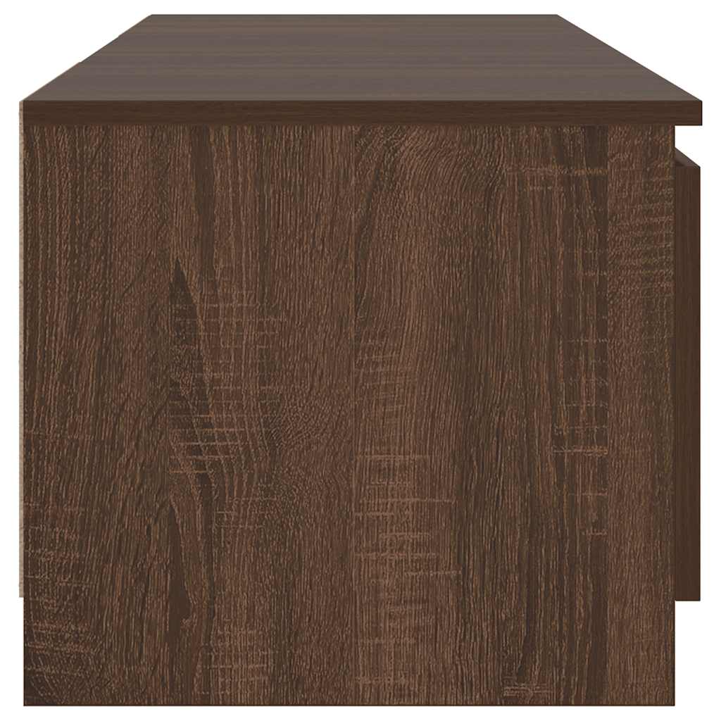 Móvel de TV com luzes LED 140x40x36 cm cinzento sonoma