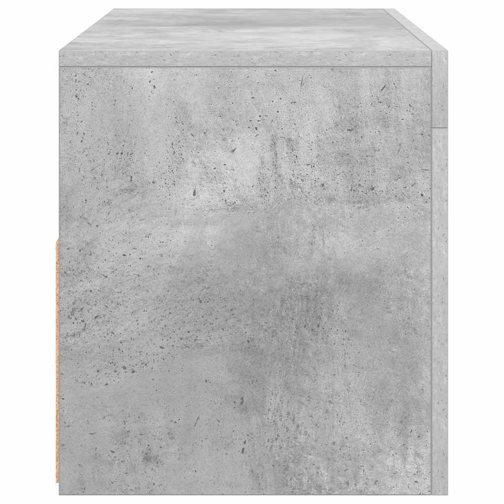 Móvel de TV com luzes LED 90x35x40 cm cinzento sonoma