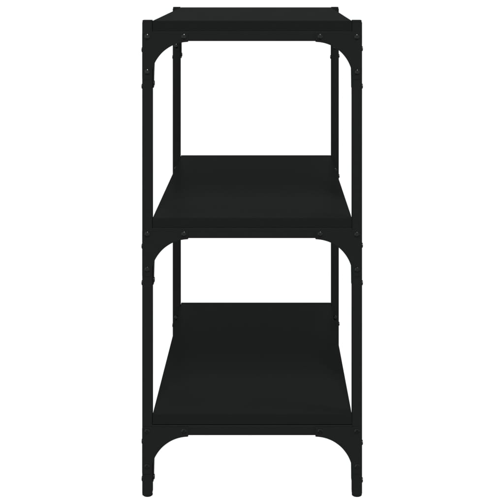 Estante 100x33x70,5 cm derivados de madeira/aço cinza sonoma