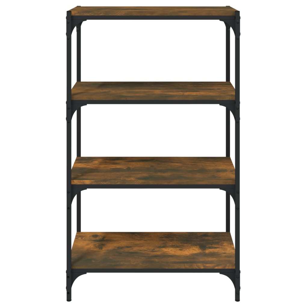 Estante 60x33x100 cm derivados de madeira e aço cinza sonoma