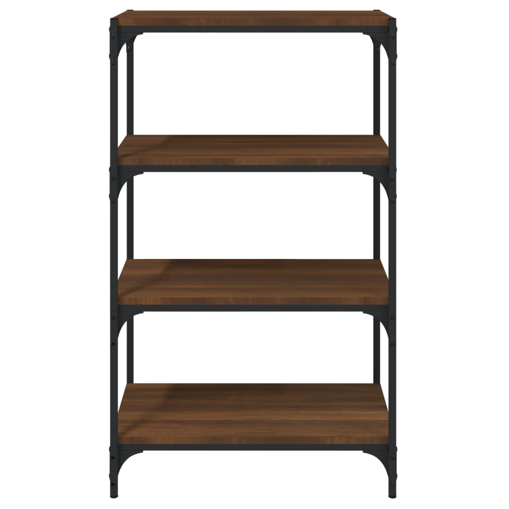 Estante 60x33x100 cm derivados de madeira e aço cinza sonoma