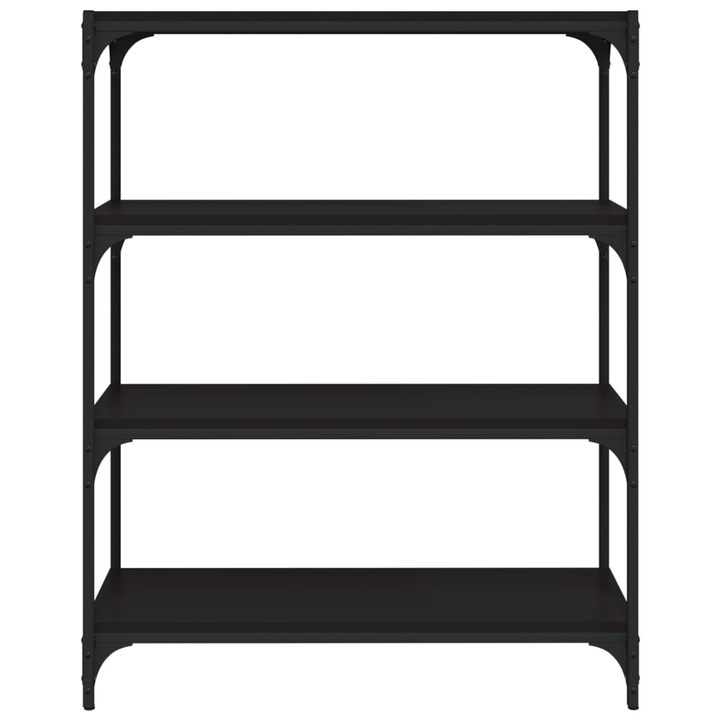 Estante 60x33x100 cm derivados de madeira e aço cinza sonoma