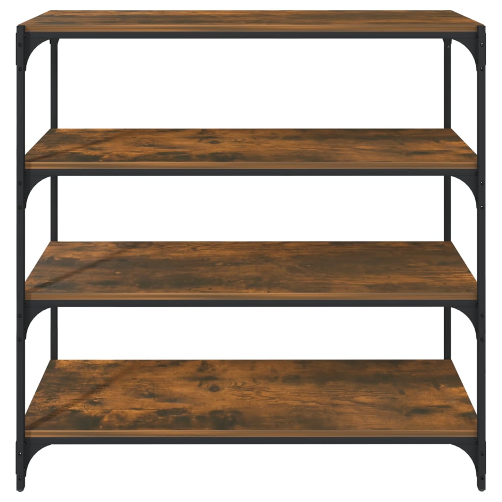 Estante 60x33x100 cm derivados de madeira e aço cinza sonoma