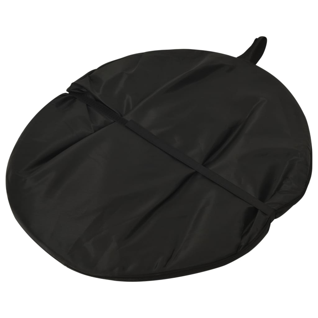 Tela fundo de estúdio oval 2-em-1 200x150 cm verde e azul