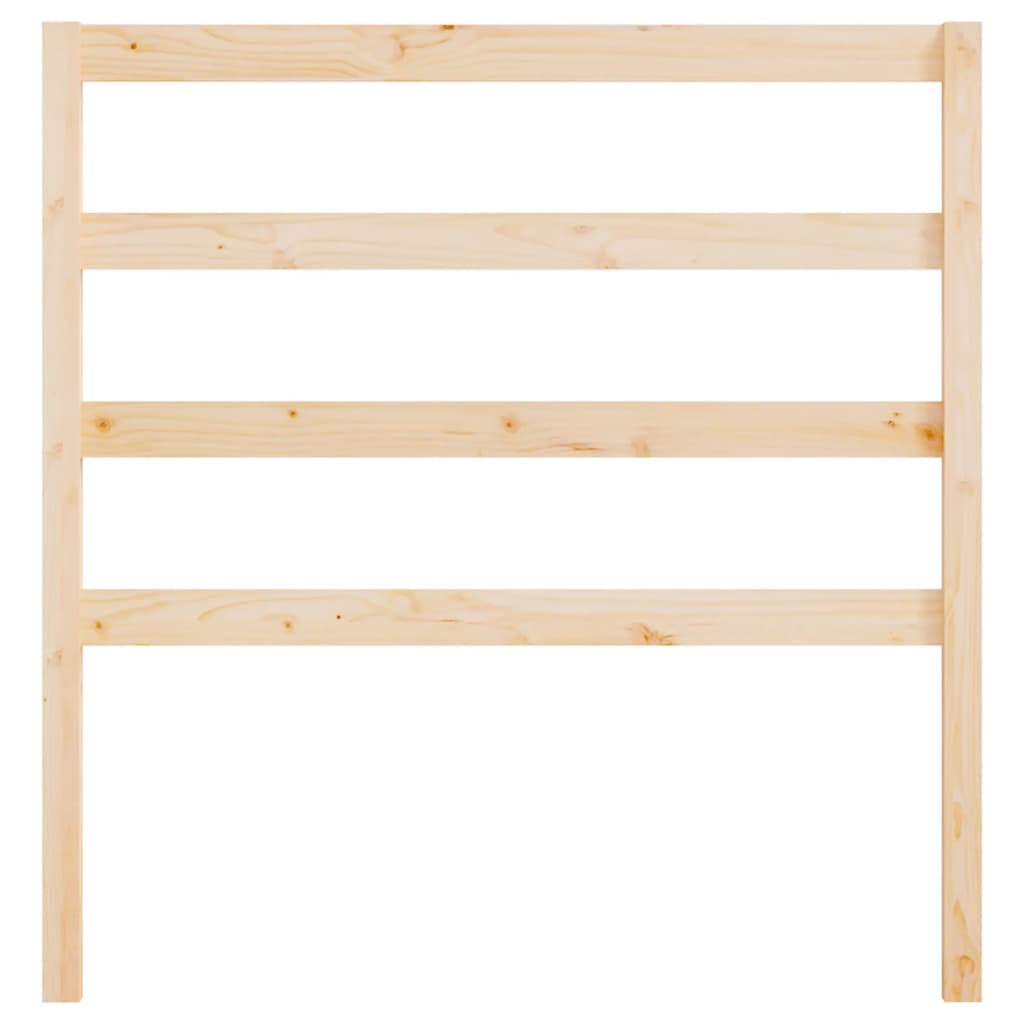 Cabeceira de cama 95x4x100 cm pinho maciço branco