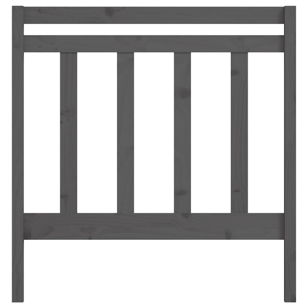 Cabeceira de cama 95x4x100 cm pinho maciço branco