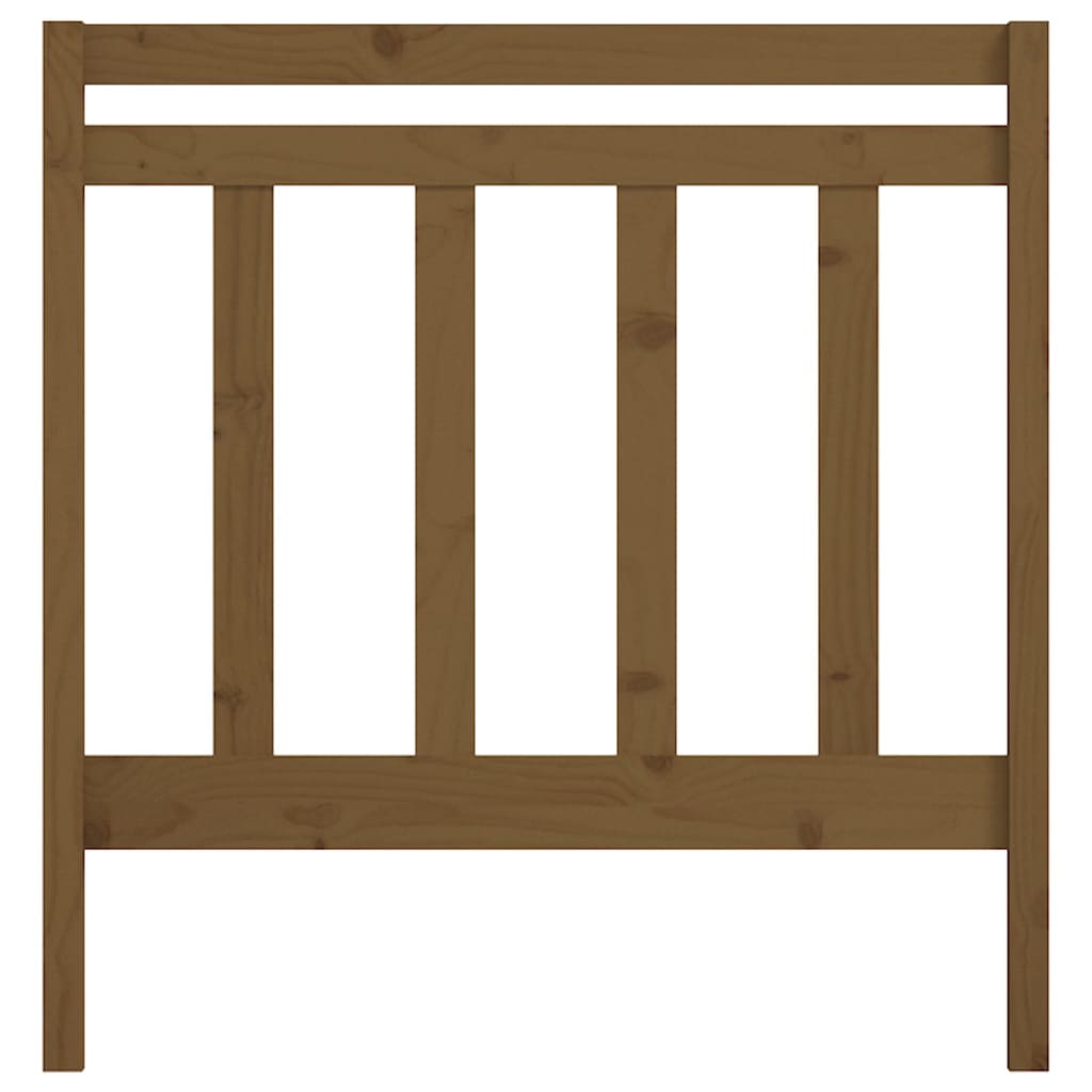 Cabeceira de cama 95x4x100 cm pinho maciço branco