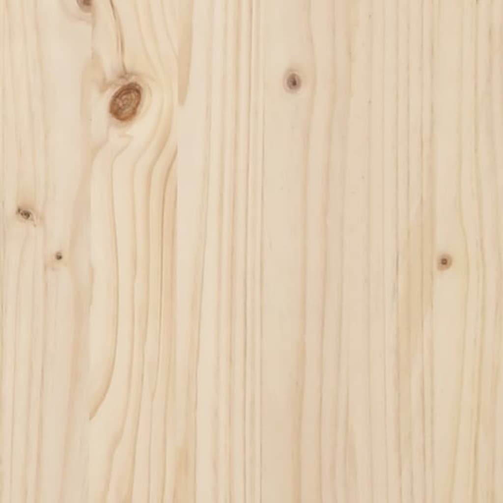 Mesa consola 110x40x80 cm pinho maciço branco