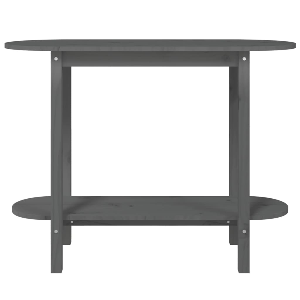 Mesa consola 110x40x80 cm pinho maciço branco