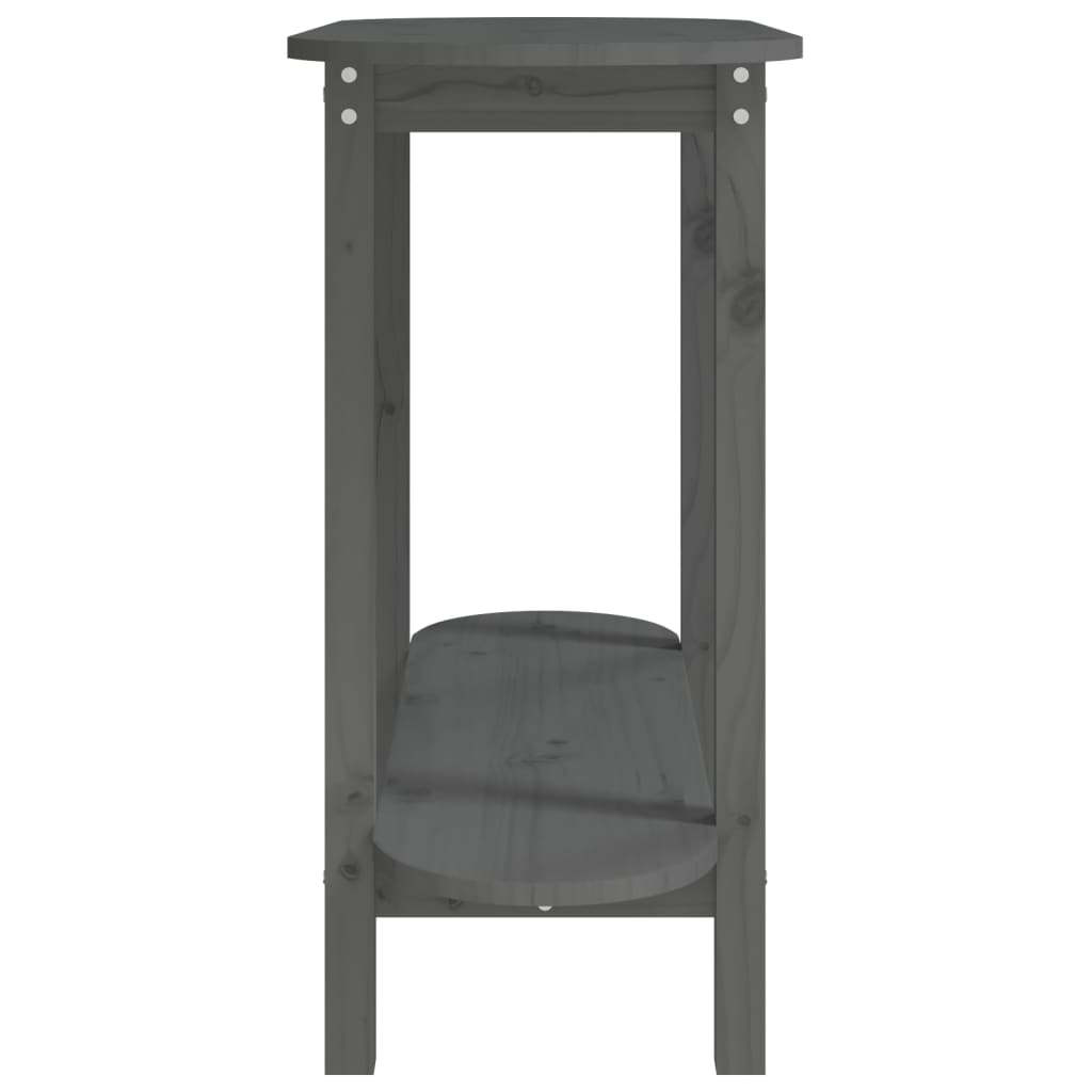 Mesa consola 110x40x80 cm pinho maciço branco