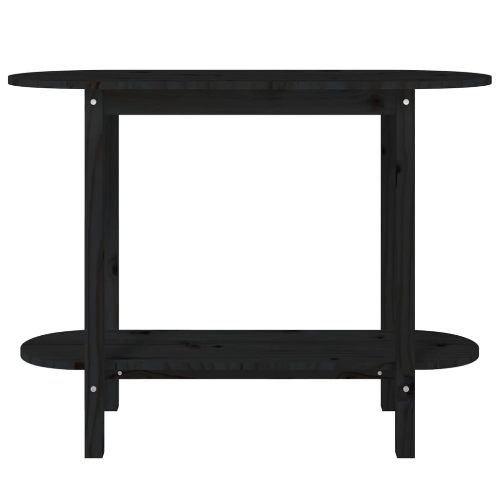 Mesa consola 110x40x80 cm pinho maciço branco