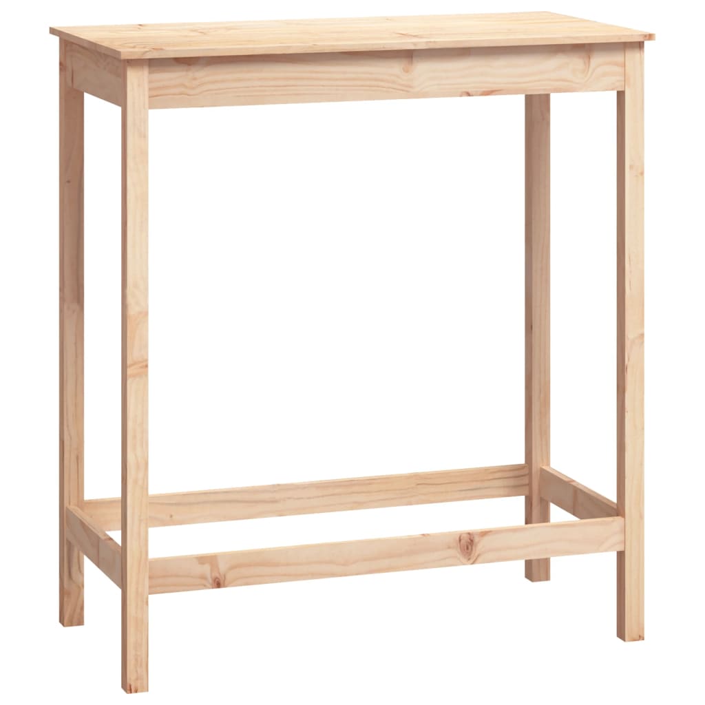 5 pcs conjunto de bar pinho maciço branco