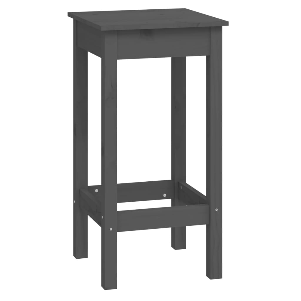 5 pcs conjunto de bar pinho maciço branco