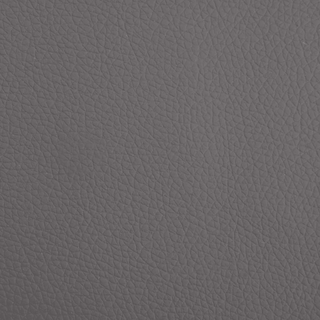 Cama para cães 95x55x30 cm couro artificial cinzento