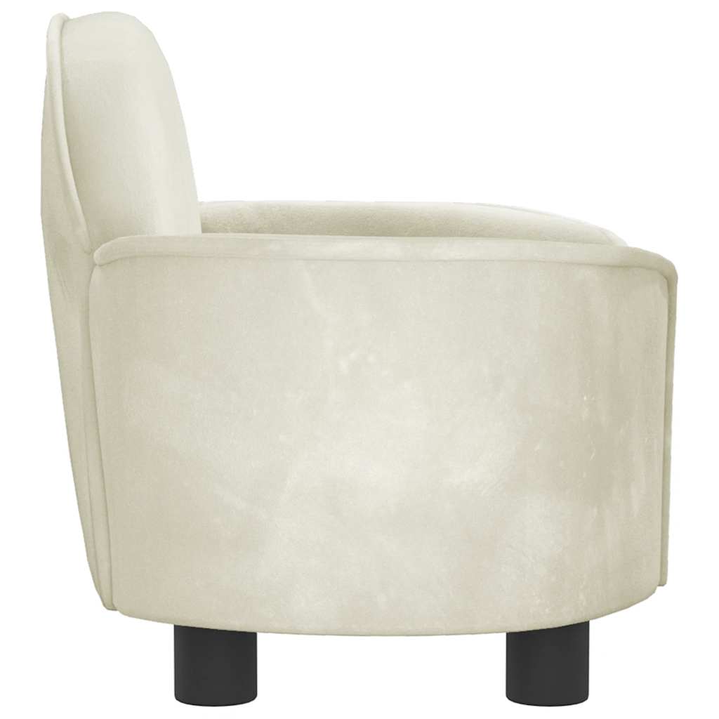 Cama para cães 70x52x30 cm veludo azul