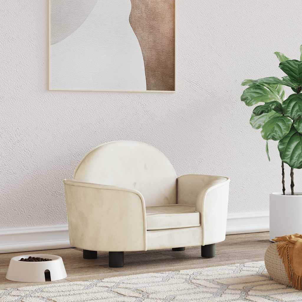 Cama para cães 70x52x30 cm veludo azul