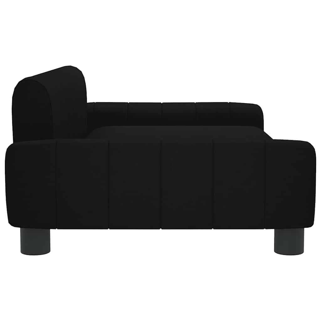 Cama para cães 70x45x30 cm tecido cinzento-acastanhado