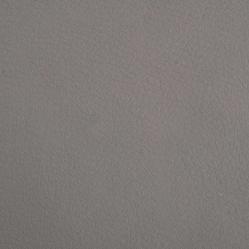 Cama para cães 70x45x28 cm couro artificial cinzento