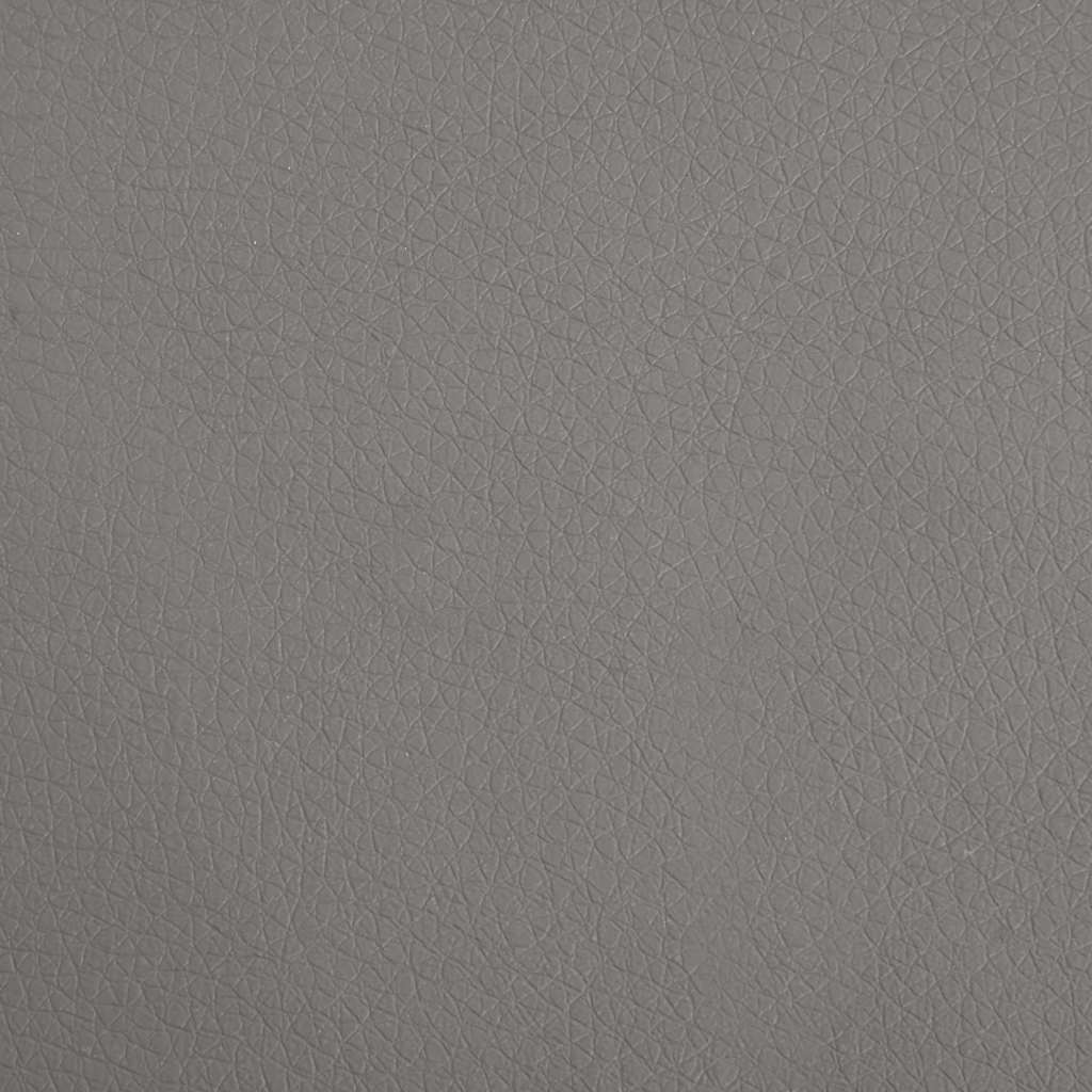 Cama para cães 70x45x28 cm couro artificial cinzento