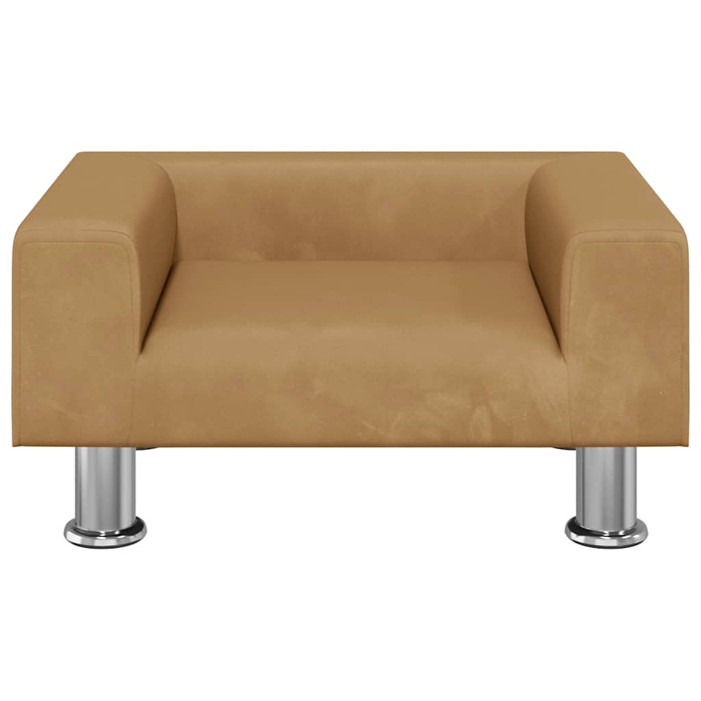 Cama para cães 50x40x26,5 cm veludo azul